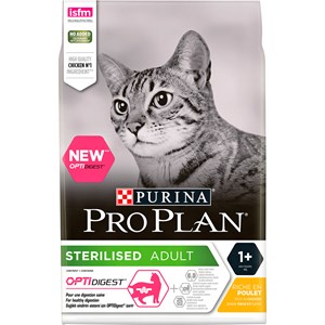 Kattmat Purina Pro Plan Sterilised Optidigest Kyckling, 10 kg