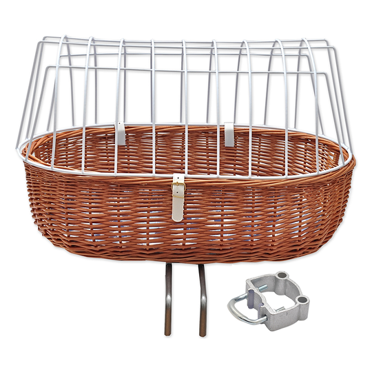 Aumüller cykelkorg med skyddsgaller - Maxi: ca L 66 x B 48 x H 44 cm