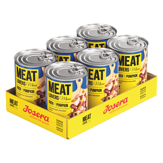 Ekonomipack: Josera Meatlovers Menü 12 x 400 g - Anka & pumpa