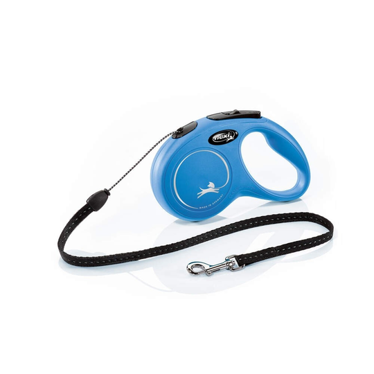 Flexi New Classic S Cord 5m/12kg (Blå)