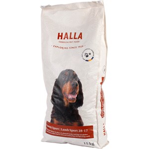 Hundfoder Halla Lamm Sport 15 kg