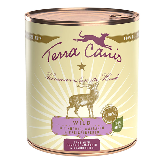 Terra Canis 6 x 800 g - Vilt med amarant, pumpa & lingon