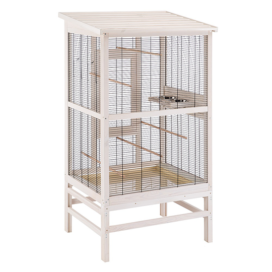 Ferplast Bella Casa fågelvoljär - Stl. M: L 83 x B 67 x H 153 cm