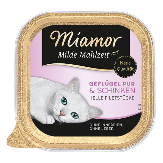 Miamor Mild Meal 6 x 100 g - Höns & skinka