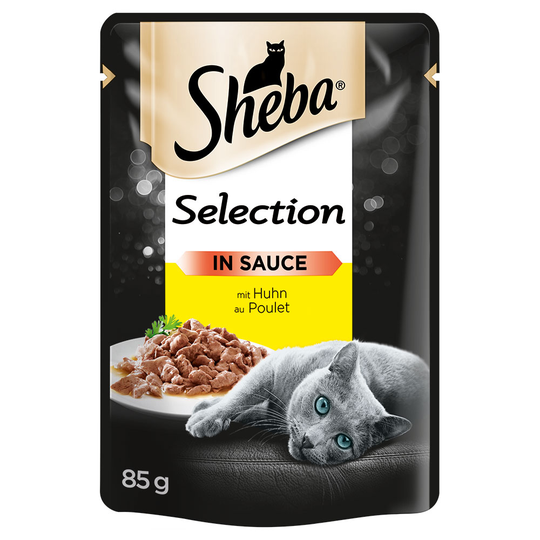 Sheba 12 x 85 g portionspåsar - Selection in Sauce med kyckling