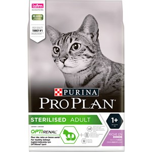 Kattmat Purina Pro Plan Sterilised Turkey, 3 kg