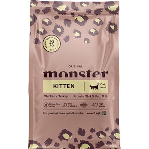 Kattmat Monster Cat Original Kitten Chicken/Turkey 2 kg