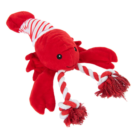 Stripey Lobster hundleksak - 1 st