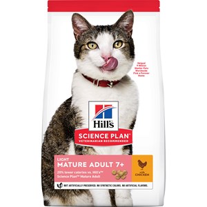 Kattmat Hill's Cat Light Mature Adult 7+ Kyckling 1,5 kg