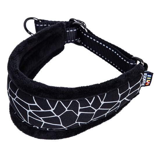 Rukka® Cube halsband, svart - Stl. XS: 22-28 cm halsomfång, B 15 mm
