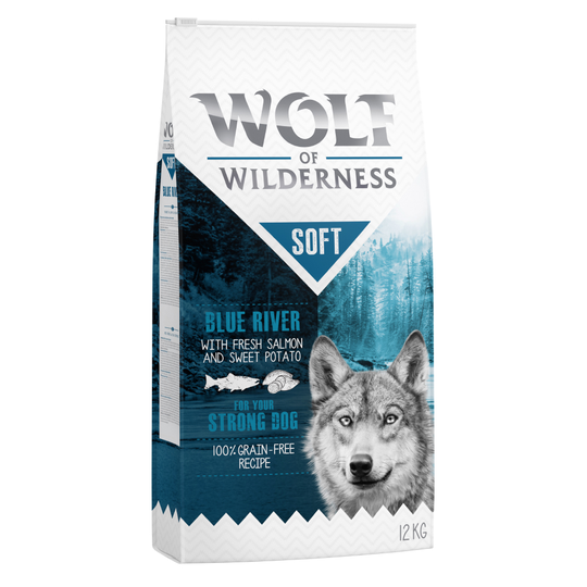 Wolf of Wilderness Soft - Blue River - Salmon - 1 kg