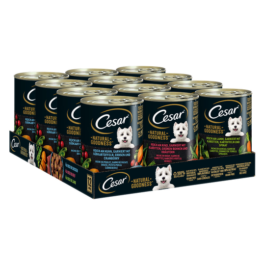 Cesar Natural Goodness - Mix 3 sorter 24 x 400 g