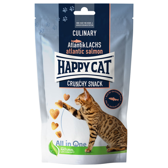 Happy Cat Culinary Crunchy Snack Atlantik Salmon - 70 g