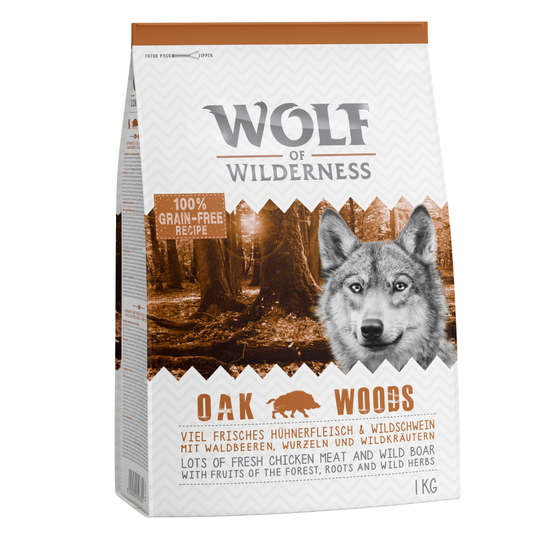 Wolf of Wilderness Oak Woods - Wild Boar - 1 kg