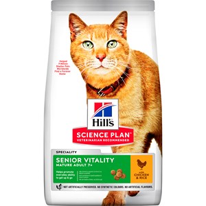 Kattmat Hill's Science Plan Youthful Vitality Adult Chicken with Rice 1,5 kg