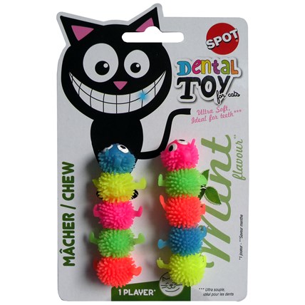 Kattleksak mjuk larv 2-pack