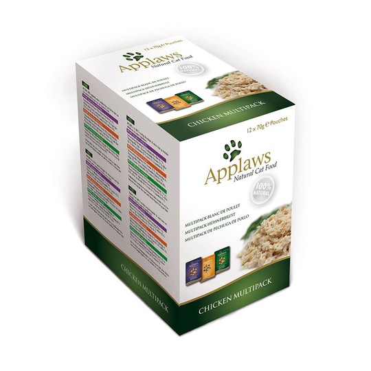 Applaws Cat Kyckling Multipack 12*70g