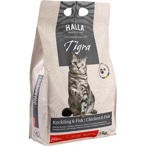 Kattmat Halla Tigra Kyckling & Fisk 3kg