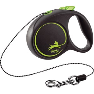 Koppel Flexi Black Design XS 3 m Grön
