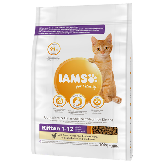 IAMS for Vitality Kitten Fresh Chicken Ekonomipack: 2 x 10 kg