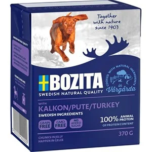 Hundfoder Bozita Tetra Recart Kalkon, 370 g