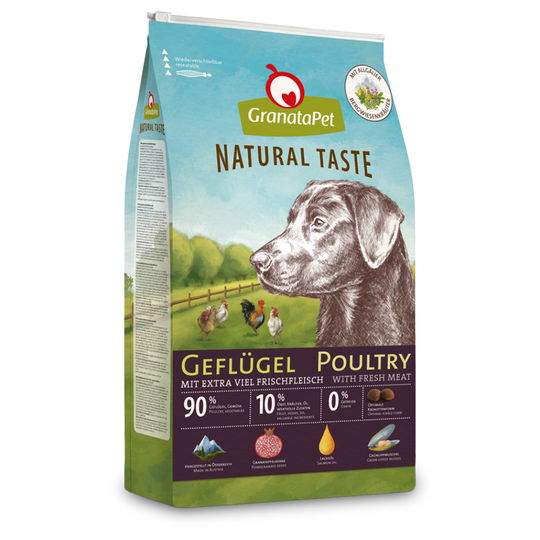 GranataPet Natural Taste Höns torrfoder - 12 kg