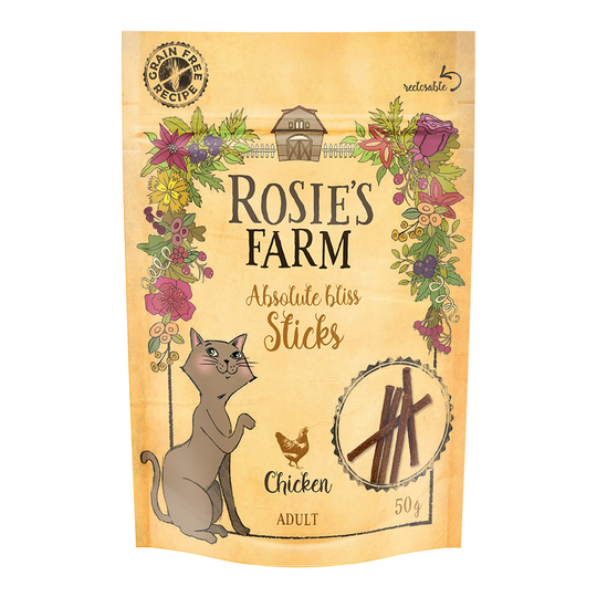 Rosie's Farm Snack "Sticks" till prova-på-pris! - Kyckling 50 g