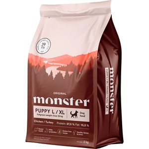 Valpfoder Monster Dog Original Puppy L/XL Chicken/Turkey, 2 kg