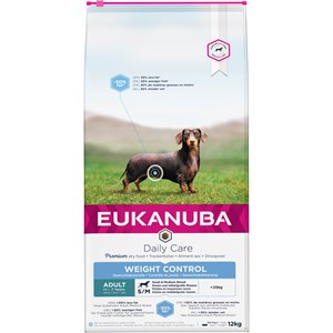 Hundfoder Eukanuba Adult Small & Medium Weight Control, 12 kg
