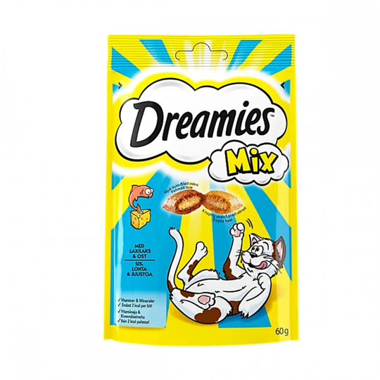 Dreamies Mix Lax & Ost 60 g