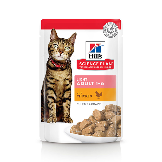 Hill's Science Plan Adult Light 48 x 85 g Chicken