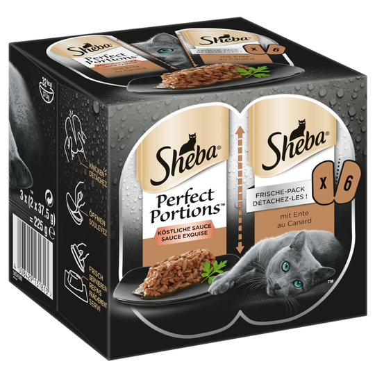 Ekonomipack: Sheba Perfect Portions 48 x 37,5 g - Delicious Sauce Anka