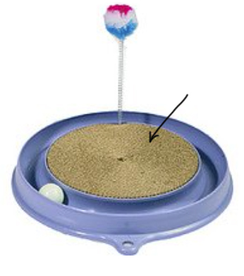 Cat It Play-and-Scratch Ersättningspapp