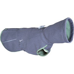 Hundtäcke Hurtta Razzle-Dazzle Midlayer, Grå/grön - GRÖN, 25CM