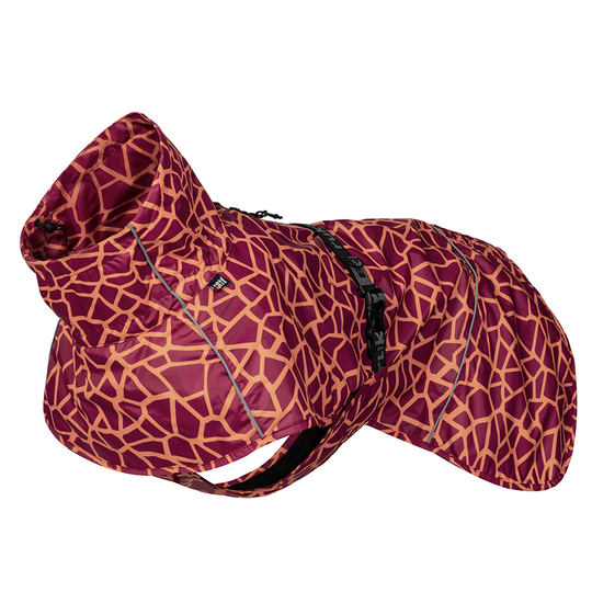 Rukka® Hayton Warm regnjacka, karminröd - ca 38 - 47 cm rygglängd (stl. 45)