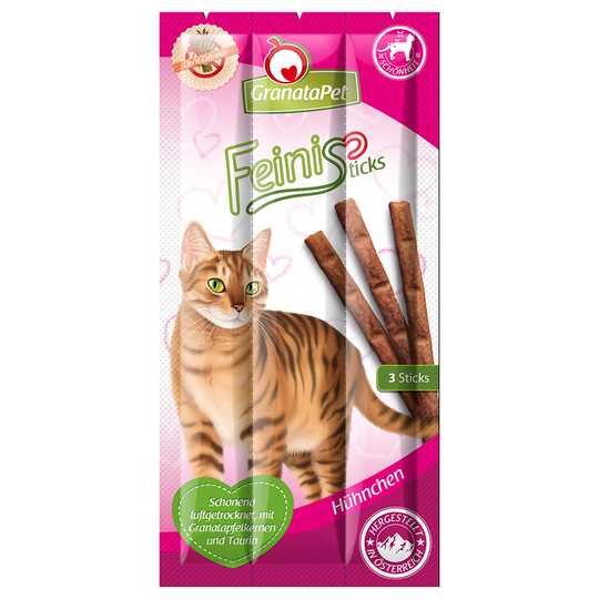 GranataPet Feini Sticks Kyckling - Ekonomipack: 3 x 3 st