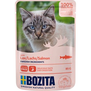 Kattmat Bozita Bitar i sås Lax, 85 g