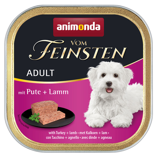 Animonda Vom Feinsten Adult spannmålsfritt 6 x 150 g - Kalkon & lamm