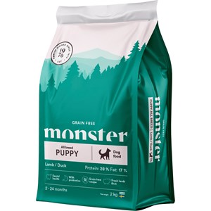 Hundfoder Monster Dog Grain Free Puppy All Breed, 2 kg