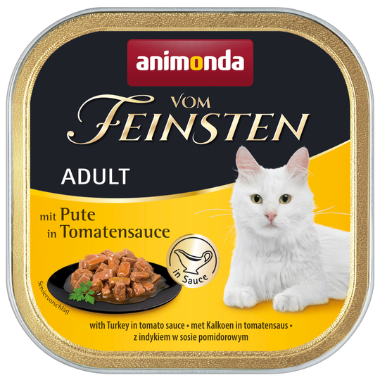 Animonda vom Feinsten Adult NoGrain i sås 6 x 100 g Kalkon i tomatsås