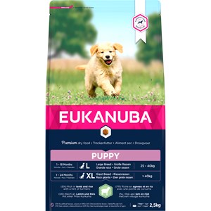 Hundfoder Eukanuba Puppy all breed, 2,5 kg