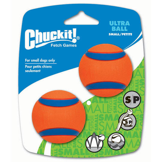 Chuckit! Ultra Ball S - 2 st Ø 5,1 cm (S)