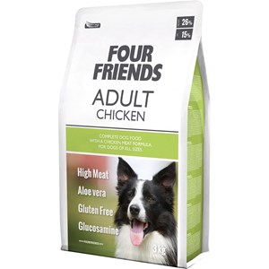 Hundfoder Four Friends Adult, 3 kg