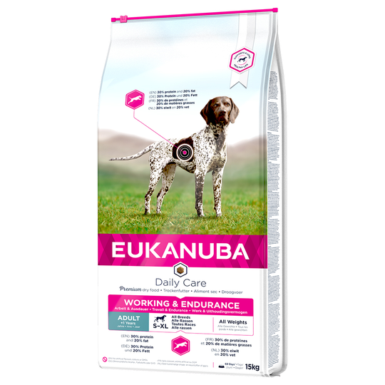 Eukanuba Daily Care Working & Endurance Adult - 15 kg