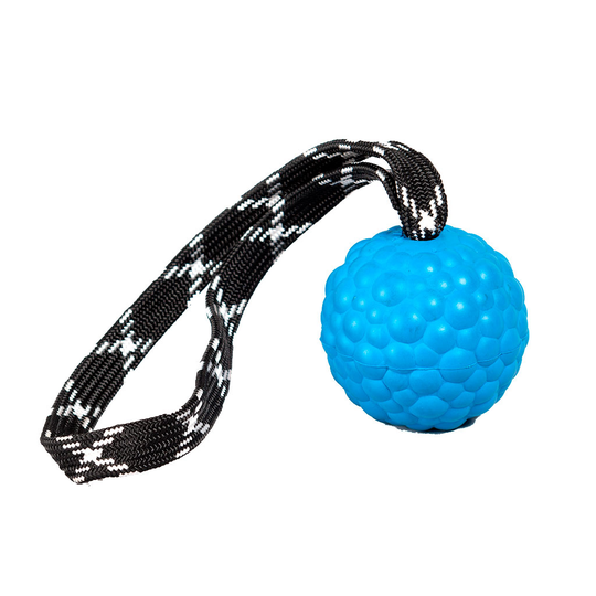 RADDOG Boll med Ögla- mjukt gummi 6cm