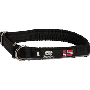 Hundhalsband Breeder's Vadderat Justerbart, Svart